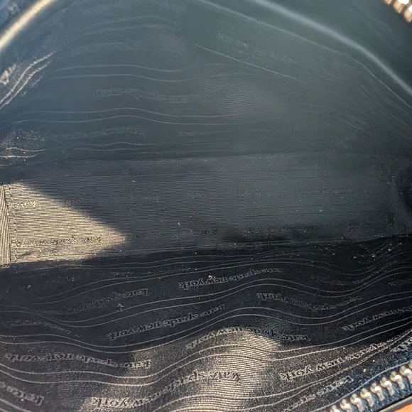 Kate Spade Pebbled Leather Black, Pink & Red Floral Shoulder Bag Poppy Flowers - Picture 6 of 10